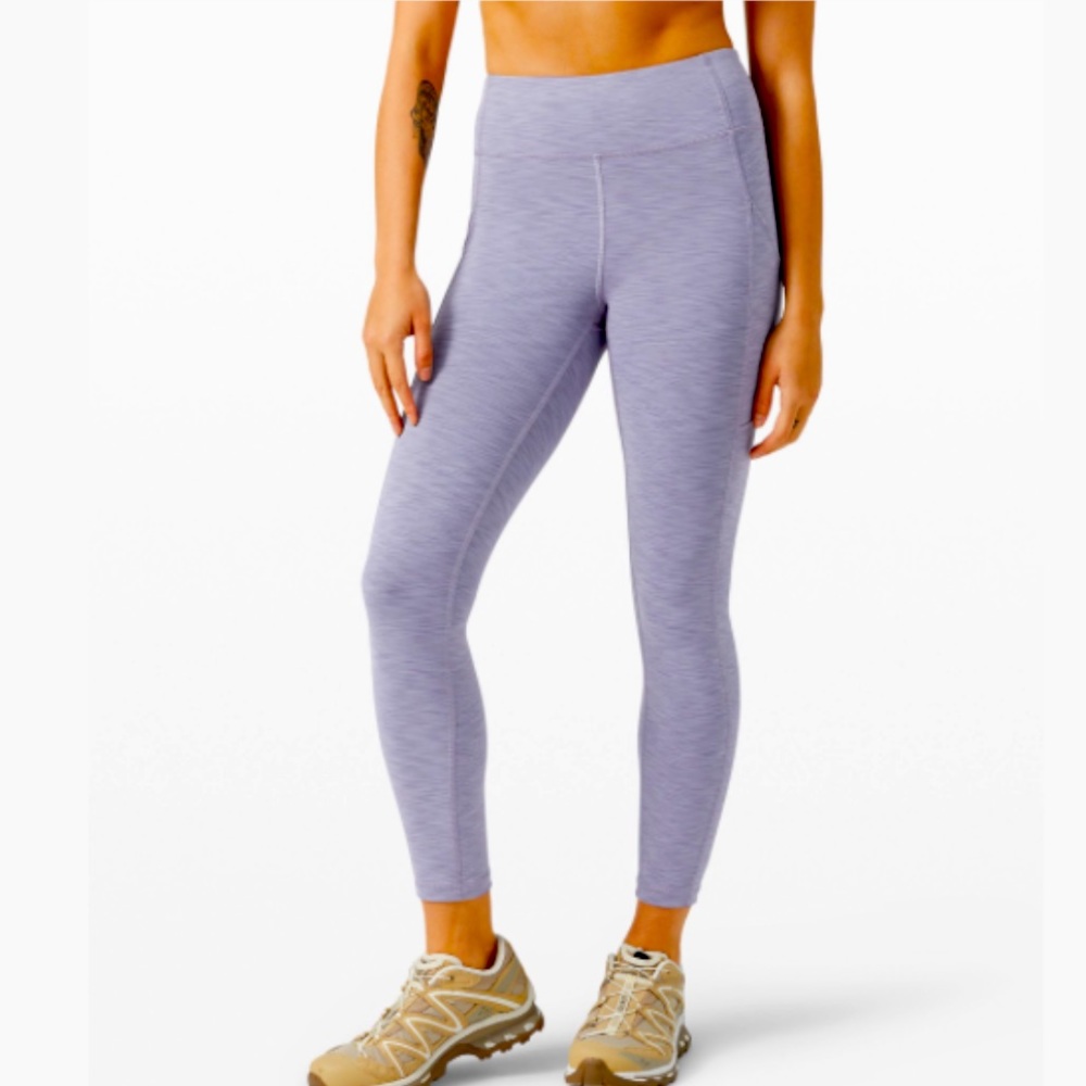 Lululemon Invigorate high rise tight 25in Peri Purple